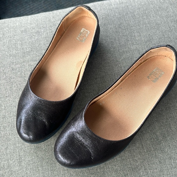 Women's Blue Superballerina Glitzy Ballet Flat Midnight Navy 7 M Us - Picture 1 of 4